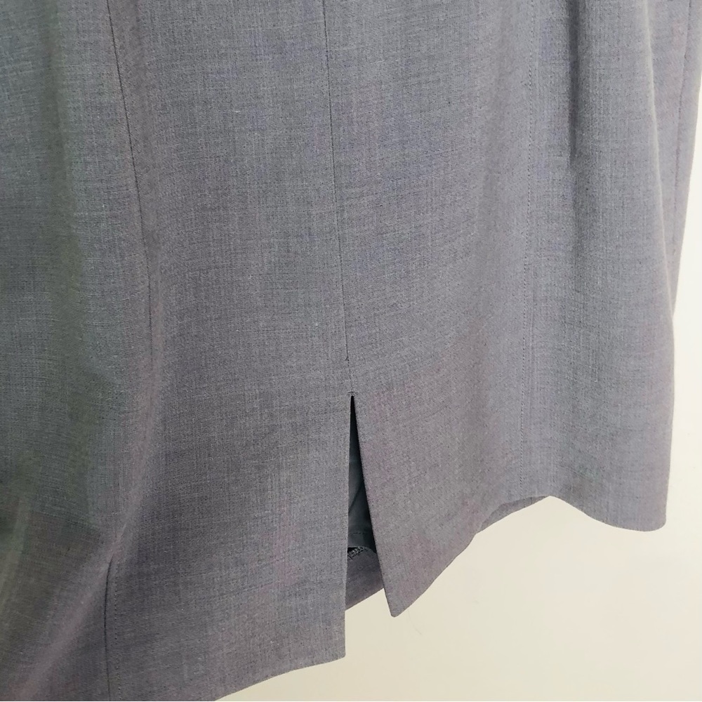 Tahari Gray Sleeveless Sheath Dress - Picture 11 of 15